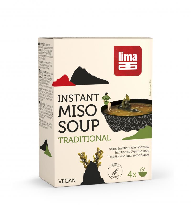 Lima Instant miso soep traditional 4x10g
